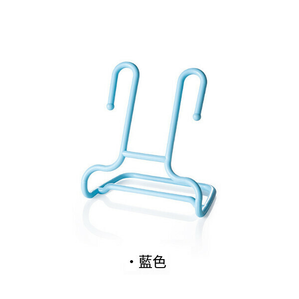 Multi-function drying and storage shoe rack Layered rack Hanger (blue)
