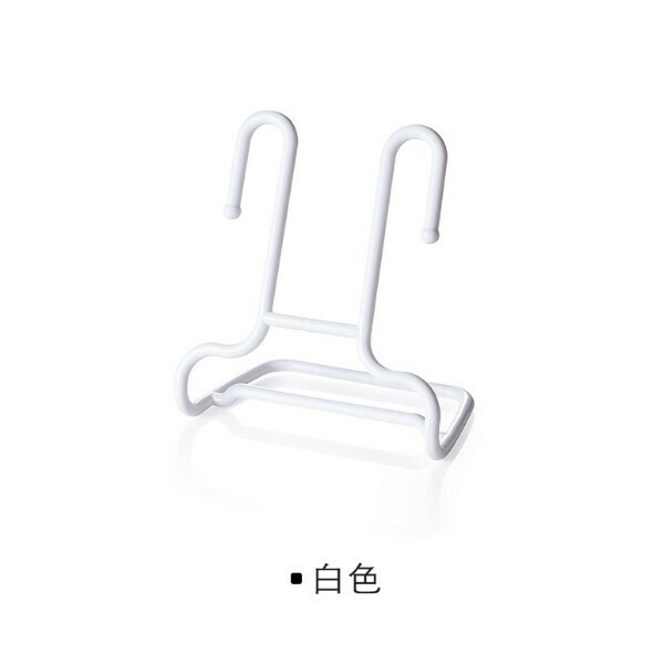 Multi-function drying storage shoe rack Layered rack Hanger (white)