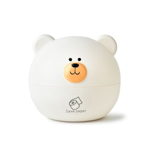 Creative Nordic Cute Cartoon Tissue Box (White Bear)