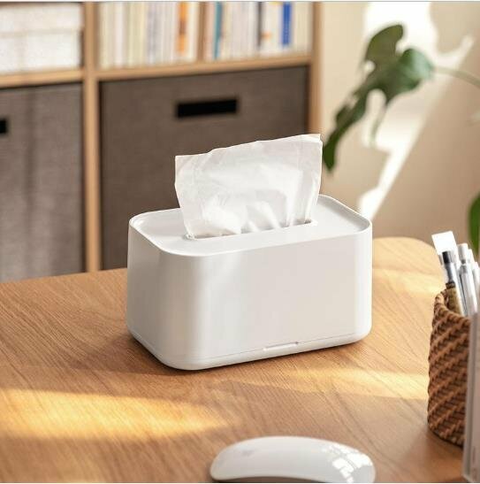 Scandinavian style storage paper towel box [white]