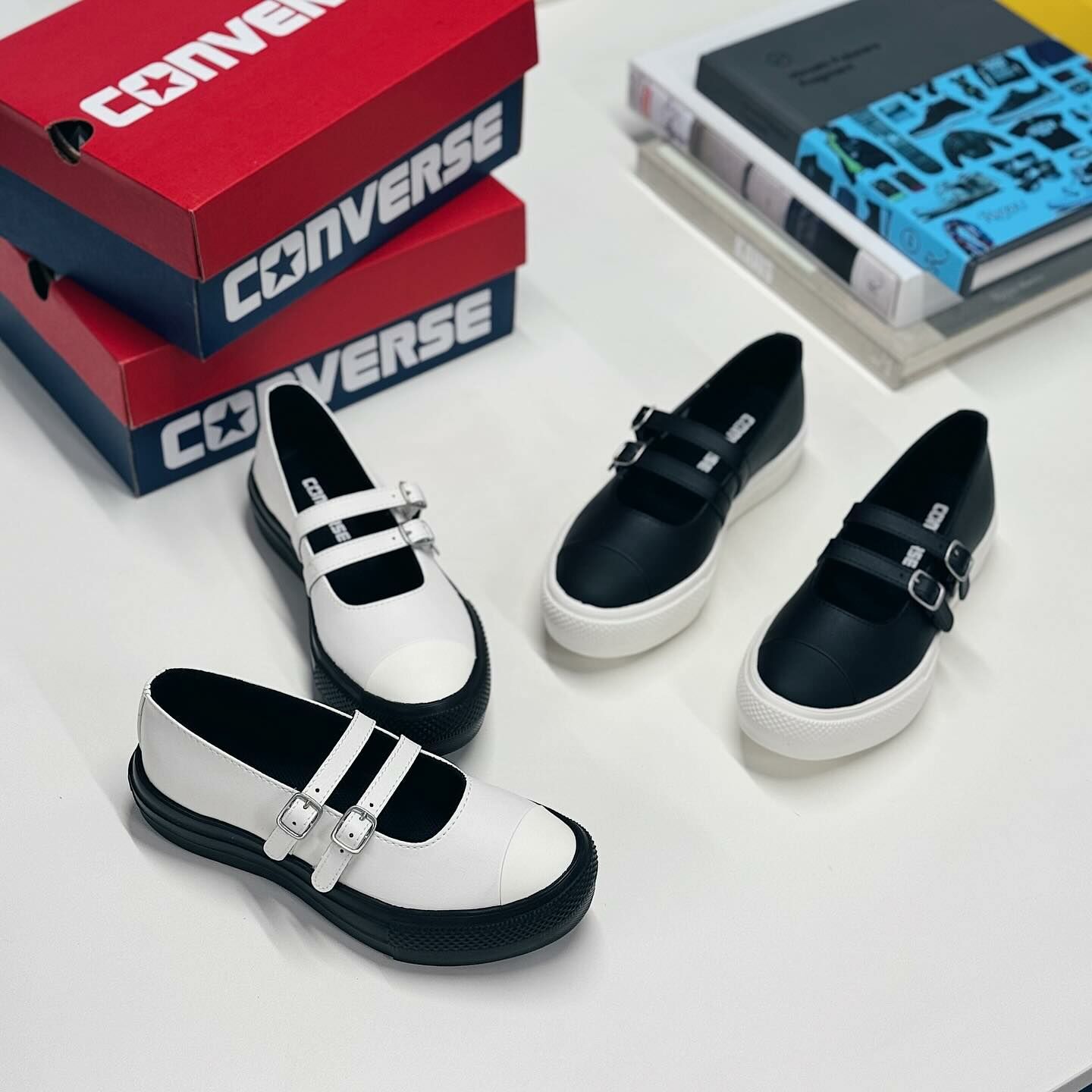 Converse All Star Light Plts TS MJ OX 日本限定 瑪莉珍鞋 黑色 白色 31312890 31312891