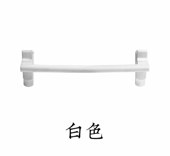 【2pcs】Cabinet door towel rack, non-perforated towel rack, kitchen and bathroom shelf, rag rack【White】