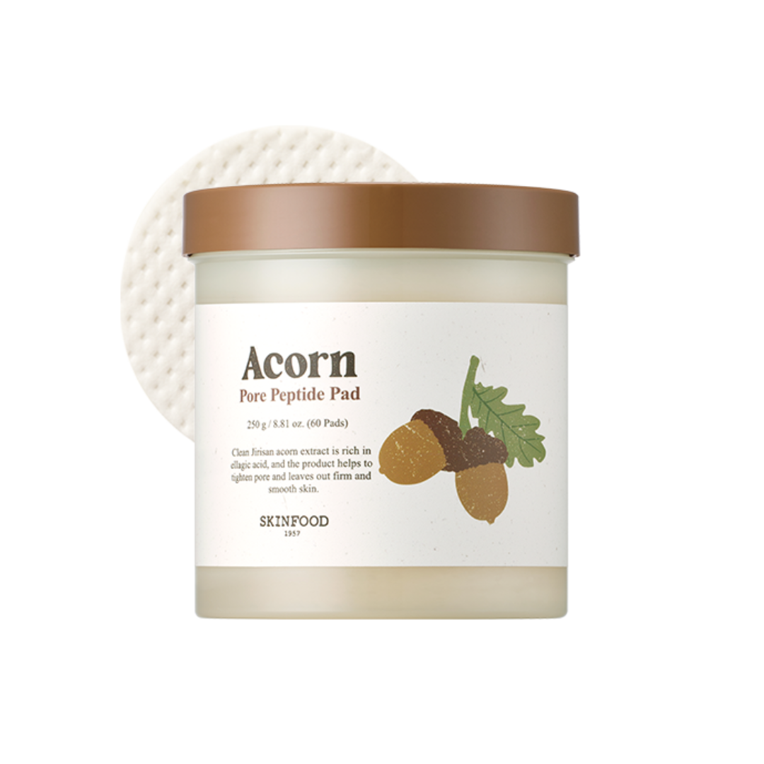 SKINFOOD 純素橡樹子毛孔胜肽爽膚棉片