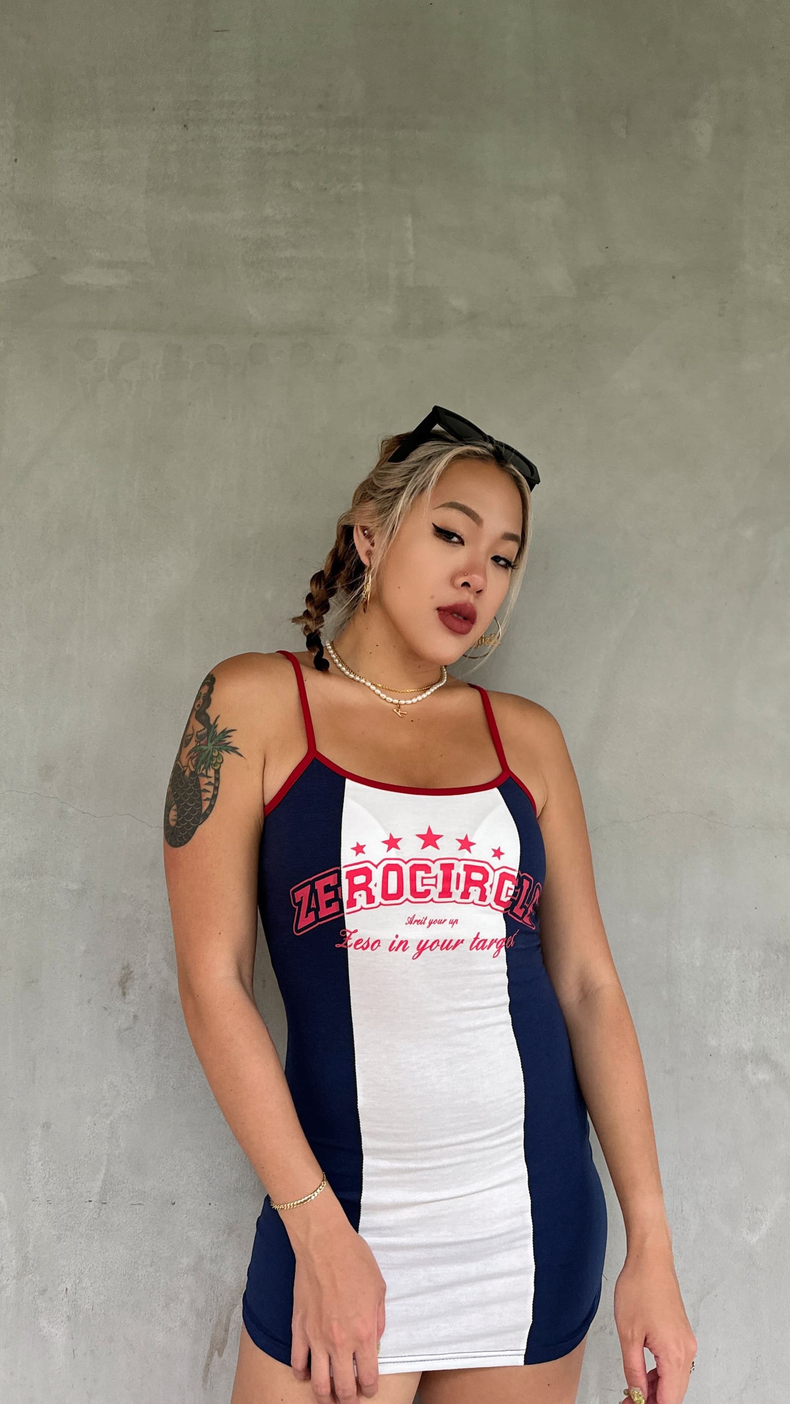 有罩杯✨美式USA星星洋裝