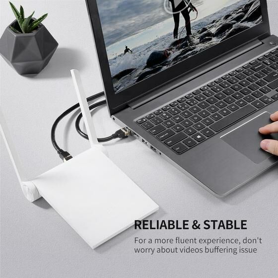 UGREEN - STP Cat 7 萬兆雙屏蔽網線 (0.5M - 30M)