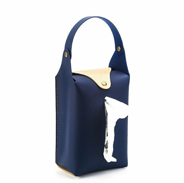 Hanging Napkin Wrap Napkin Box (Royal Blue 12*24*8CM)