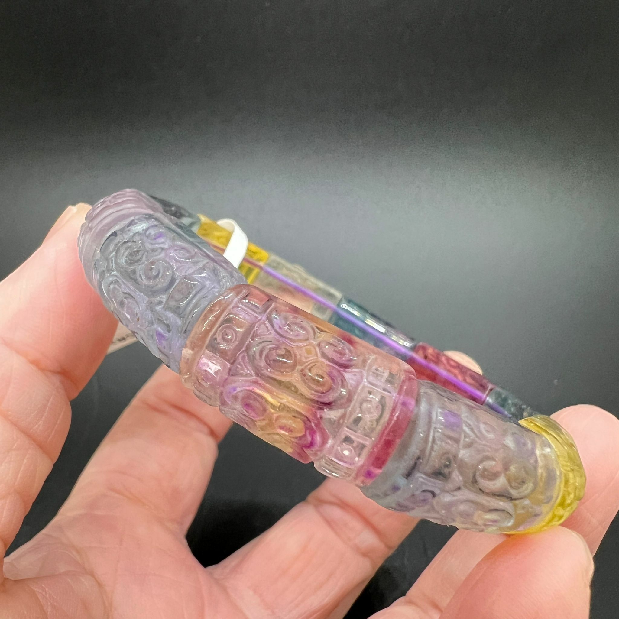 螢石回紋手排 11.5mm+/-