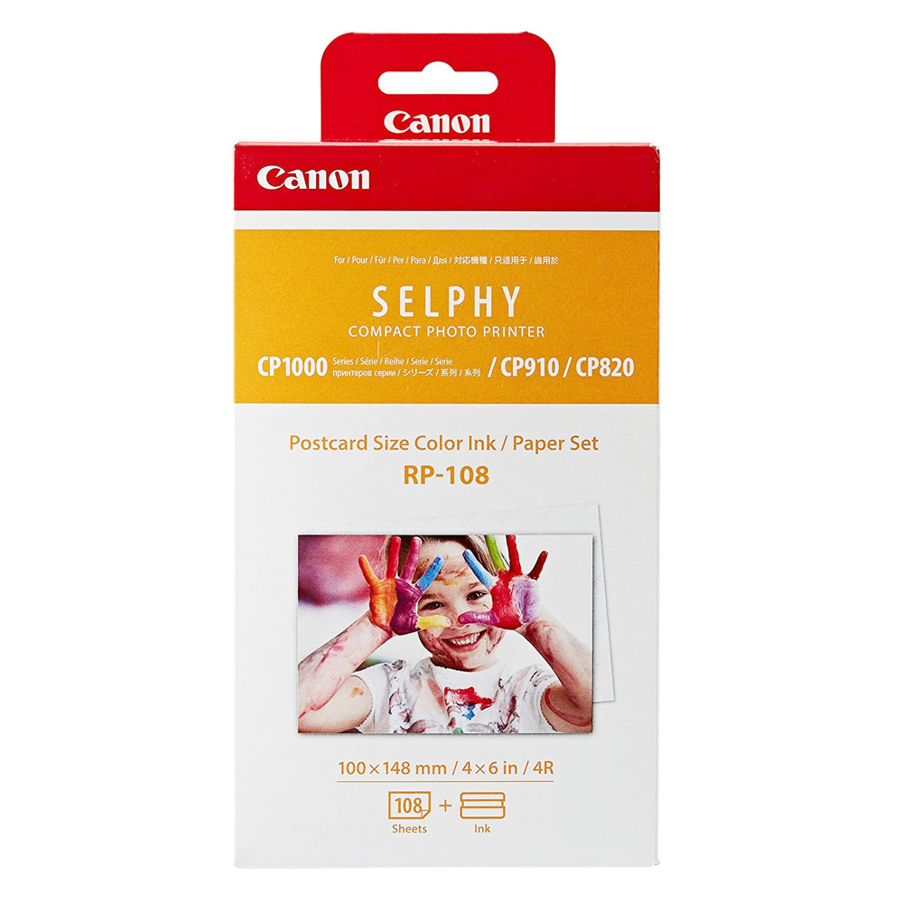 Canon RP-108 (明信片相紙4x6尺寸) 108張含墨盒 公司貨