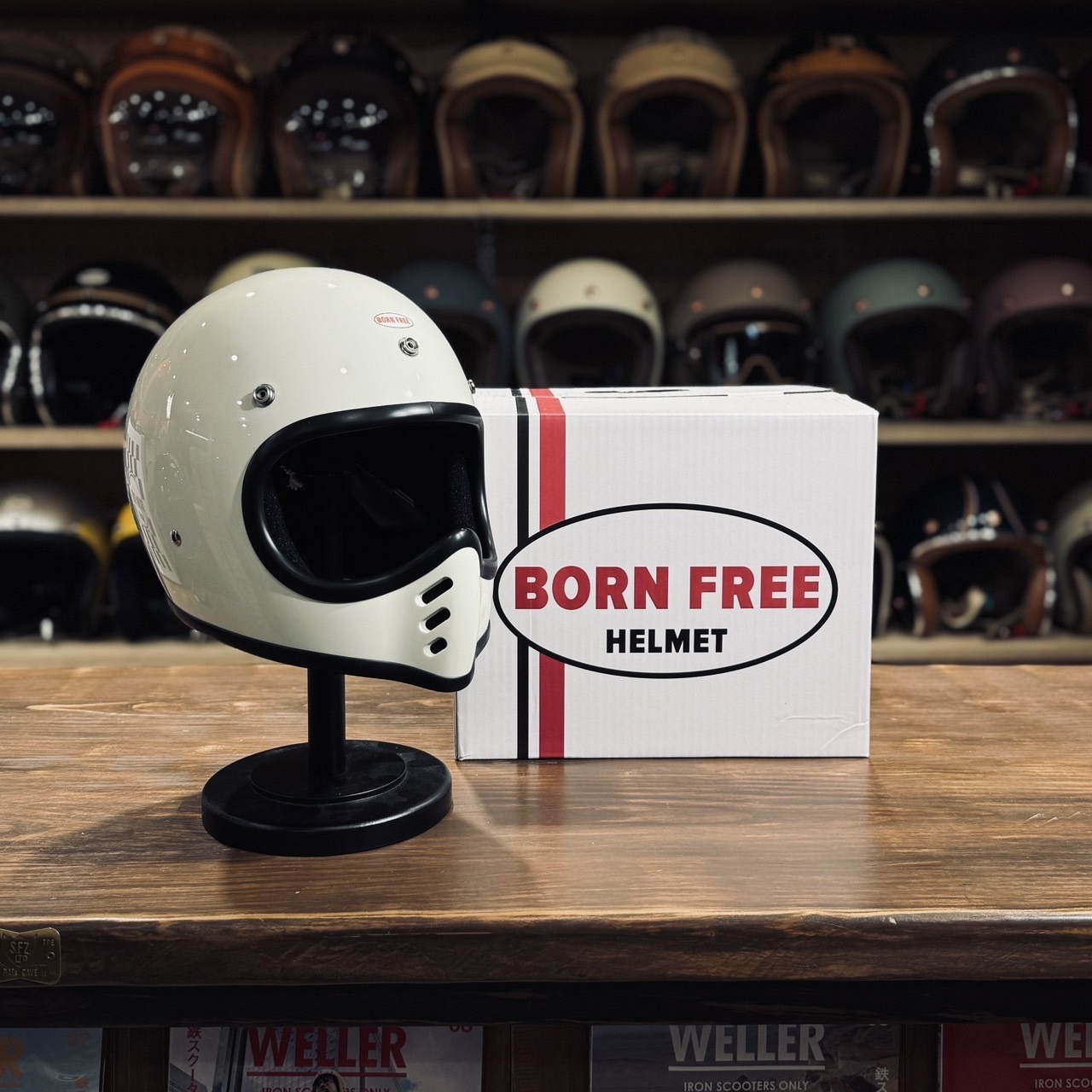 Born Free MINI MOTO3 象牙白