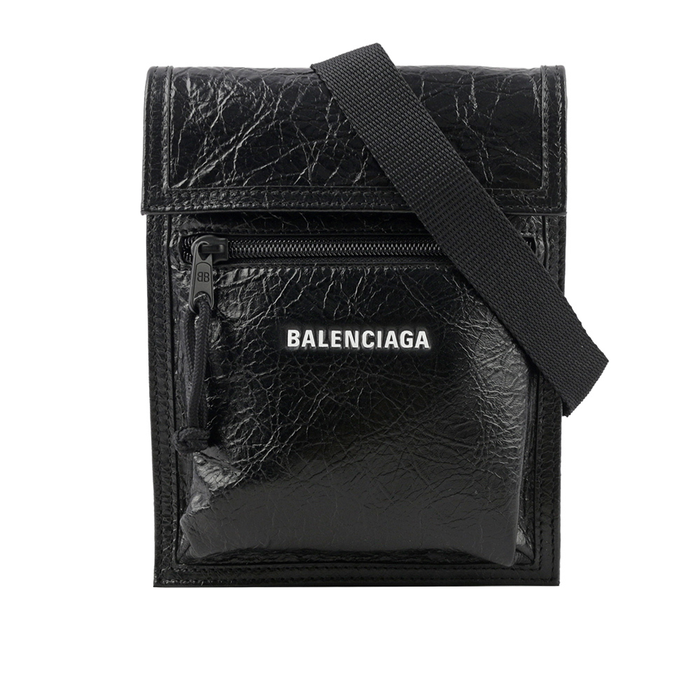 【BALENCIAGA】Explorer 小羊皮小型斜背包
