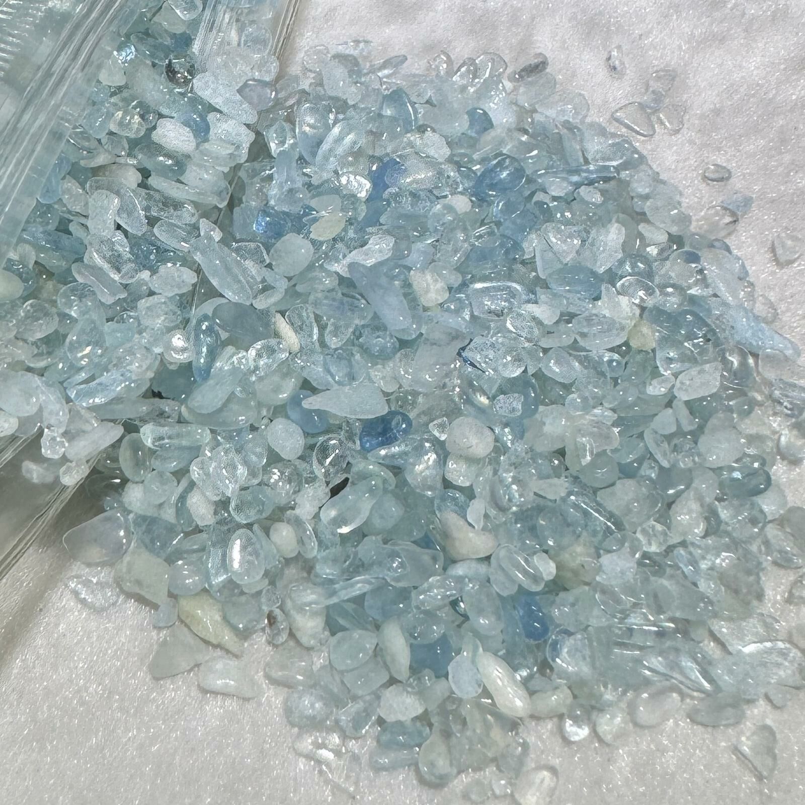 海藍寶 碎石 350g +/-