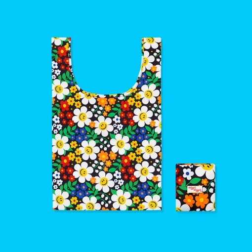 WIGGLE WIGGLE Picnic Bag -Spring Garden Black