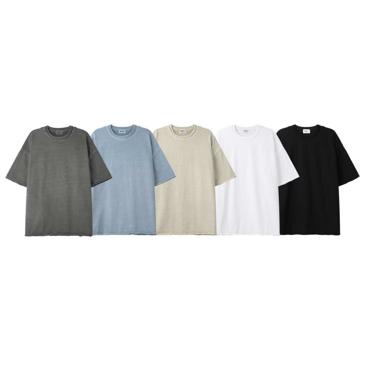 洗水淨色短袖Tee Votus-015T