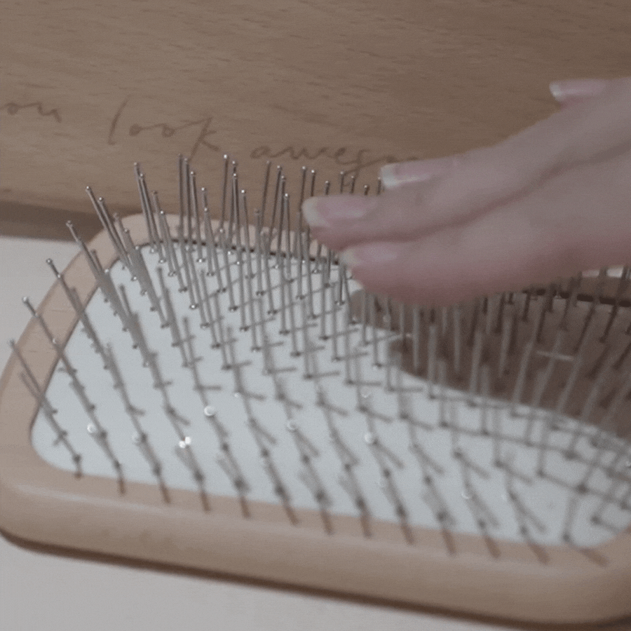 柔順舒壓氣墊隨身梳2.0 - 小支（適合旅行、孩童）