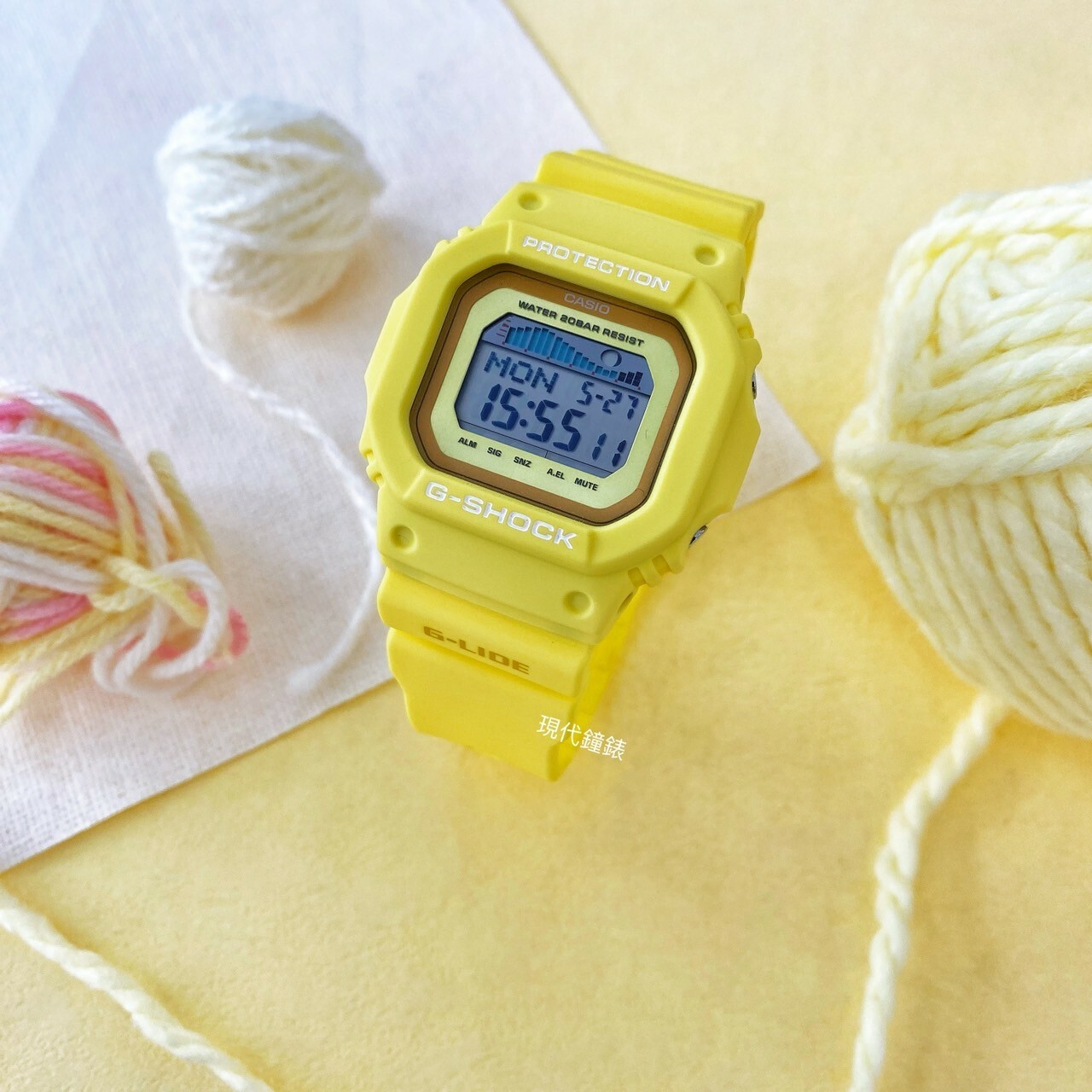 【G-SHOCK】G-LIDE 衝浪潮汐圖手錶GLX-5600RT-9D 43.2mm 現代鐘錶