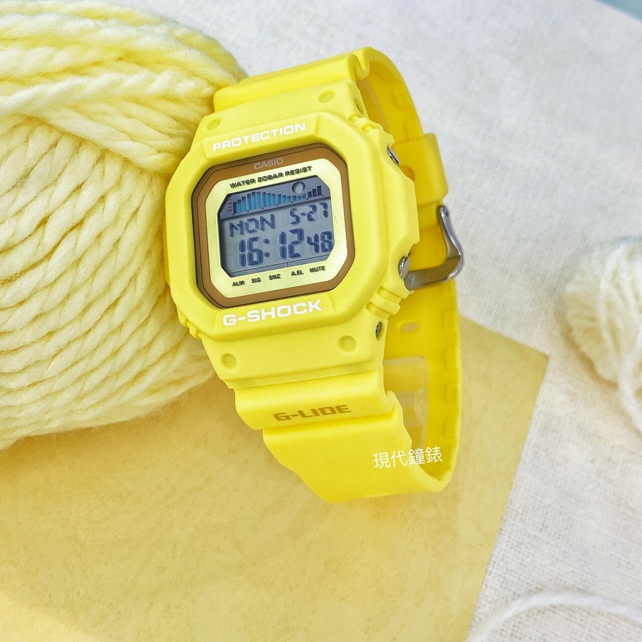 【G-SHOCK】G-LIDE 衝浪潮汐圖手錶GLX-5600RT-9D 43.2mm 現代鐘錶