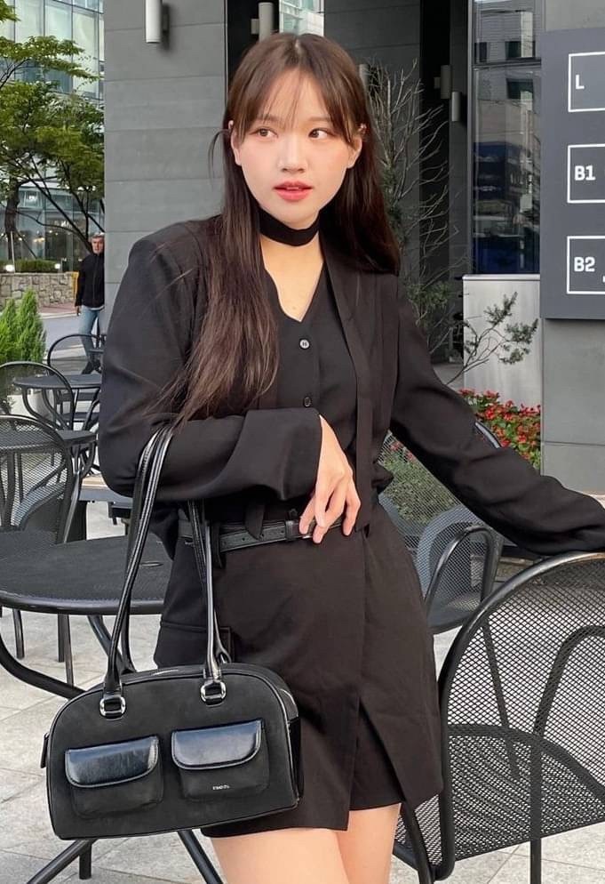 韓國連線🇰🇷Stand oil chubby bag combi 保齡球包 側肩包 復古 絨面革/預購