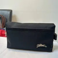 [S] LONGCHAMP LE PLIAGE CLUB POUCH,BLACK, 34060619001 (SLC226)