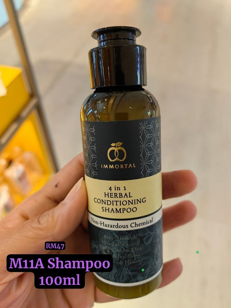 M11A   4IN1 HERBAL CONDITIONING SHAMPOO 100ML (旅行装)