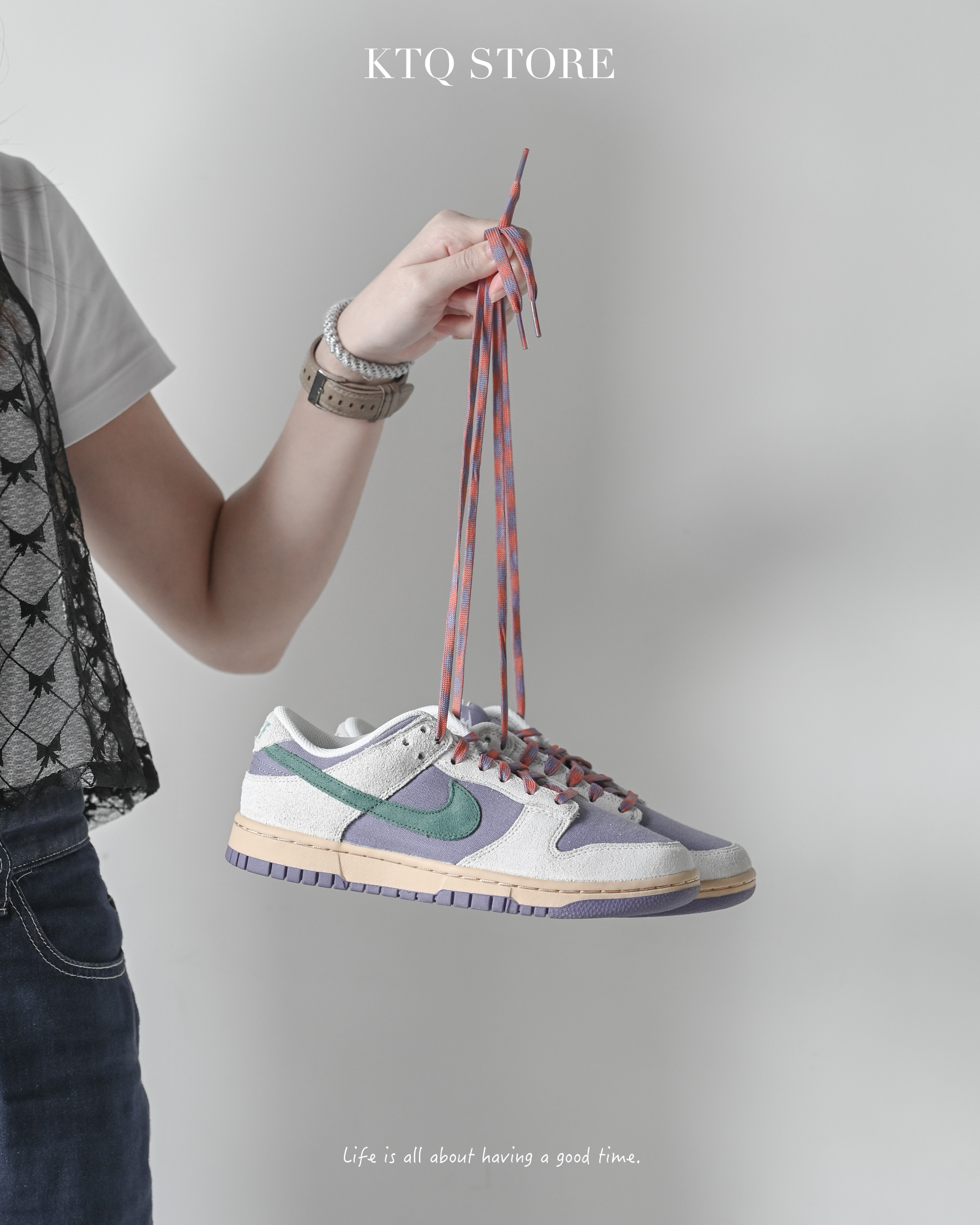 KTQ STORE ‧Nike Dunk Low Joker 淺灰紫 小丑配色 女鞋 運動鞋 休閒鞋 HF5030-030