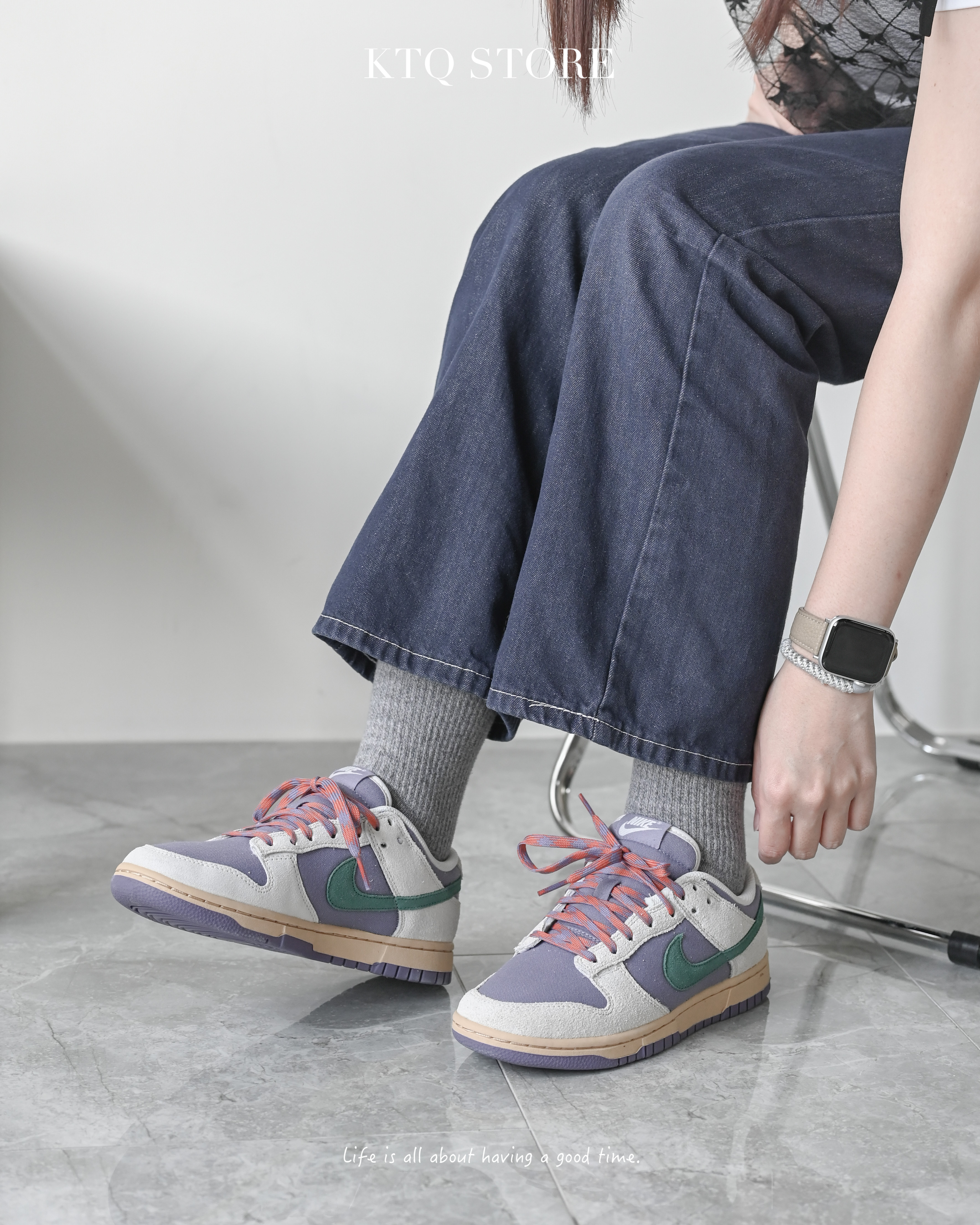 KTQ STORE ‧Nike Dunk Low Joker 淺灰紫 小丑配色 女鞋 運動鞋 休閒鞋 HF5030-030