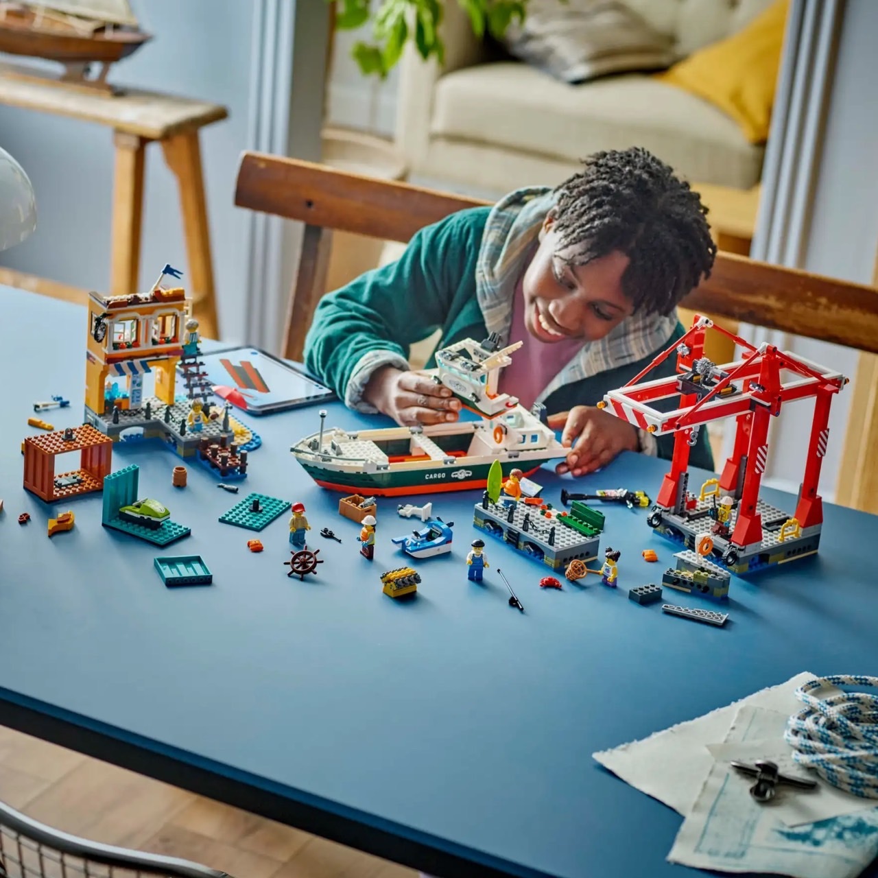 LEGO 60422 濱海港口和貨船LEGO® City系列