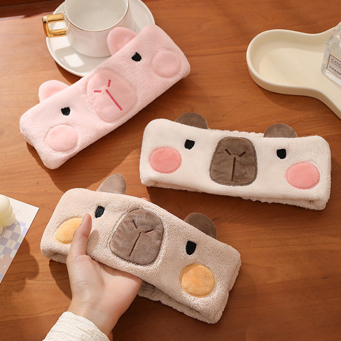 《52730》水豚君洗臉髮帶