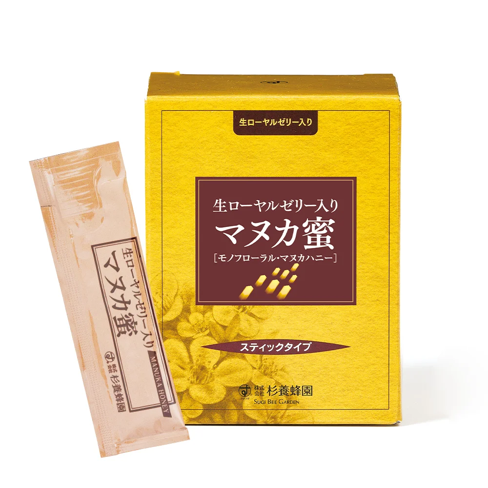 杉養蜂園 SUGI BEE GARDEN Manuka Honey with Fresh Royal Jelly 含蜂王漿 麥盧卡蜂蜜 5g × 90條裝