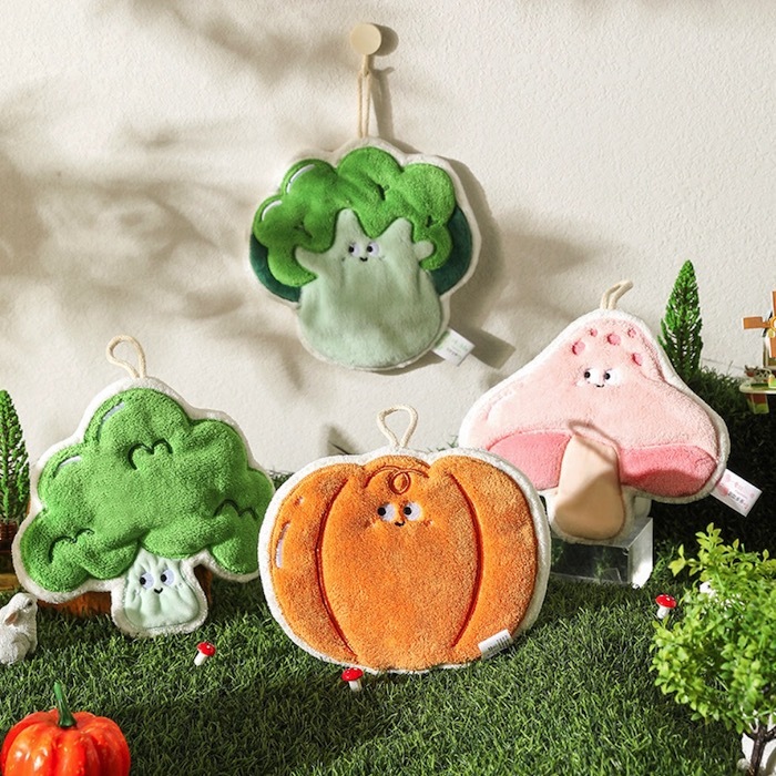 《52731》🥬田園風蔬菜系列擦手巾