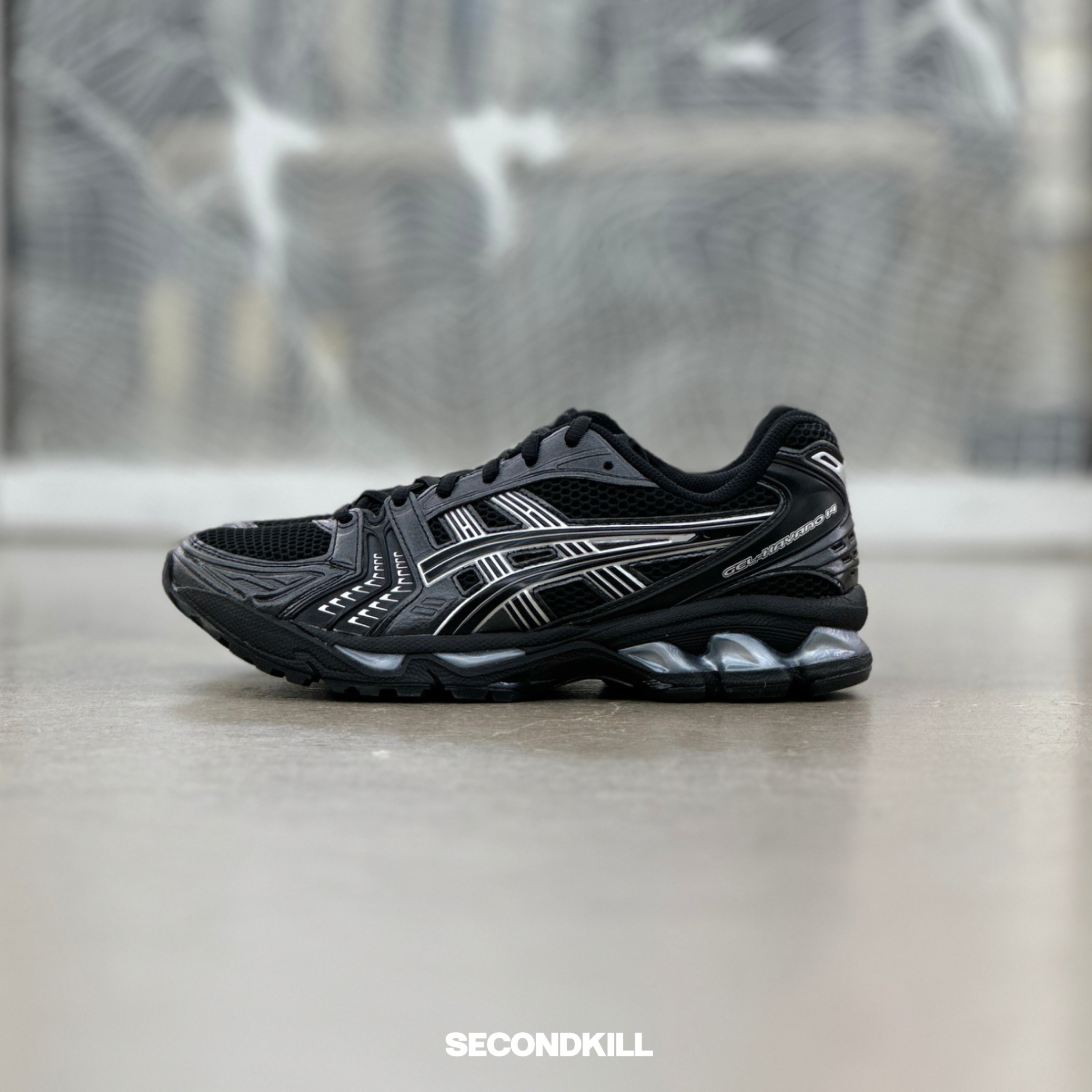 Asics Gel-Kayano 14 Black Silver l 1201A019-006