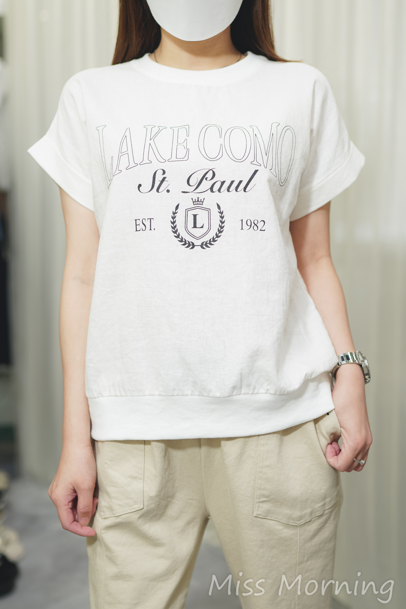 爽身麻料上衣(13947)