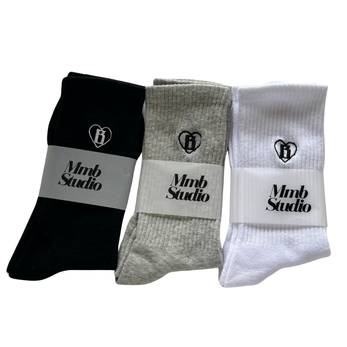 MMB品牌刺繡襪中筒襪