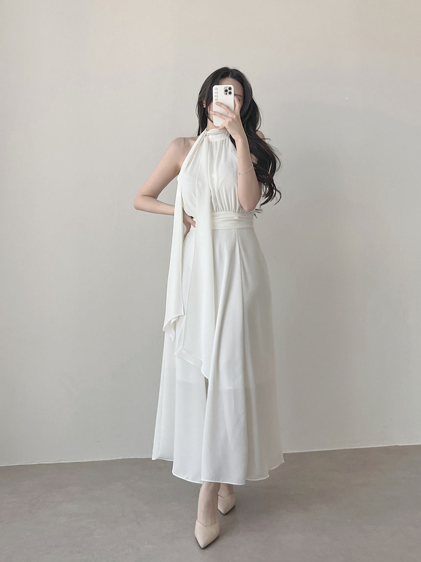 雪色綴羽 (洋裝)