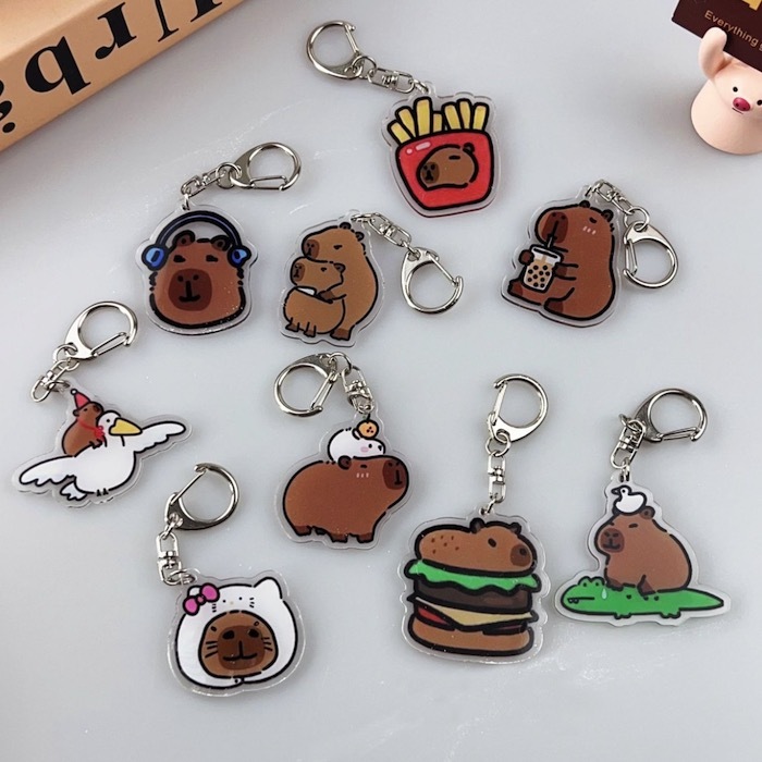 《52736》水豚君小小鑰匙圈(多款)