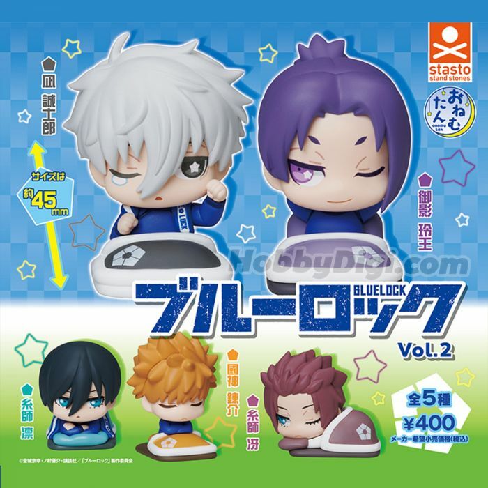 stasto stand stones 藍色監獄睡眠公仔P2 扭蛋 轉蛋 (全5款)