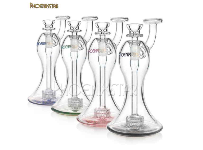 🇺🇸 Phoenix Star - PHX905 Glass Bong 「色彩幻境」玻璃水煙壺 (17.78cm)