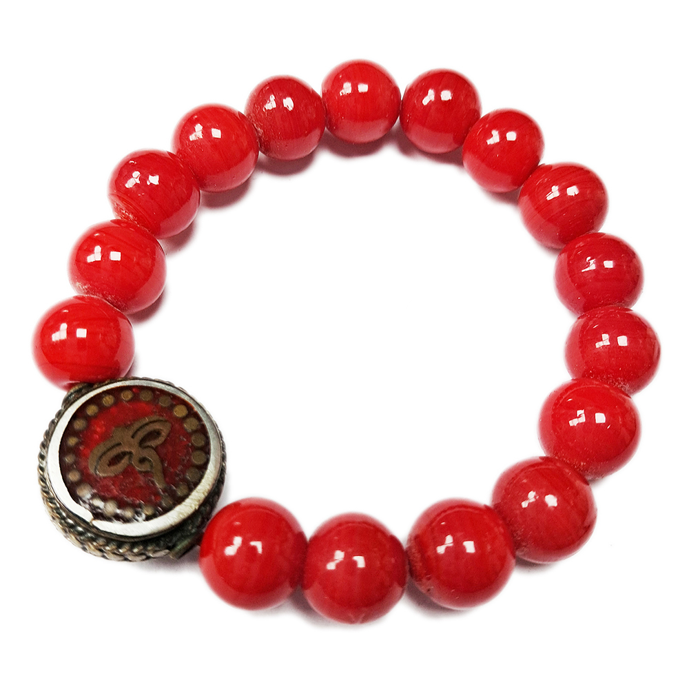 佛眼/藏式銅珠+火山琉璃手珠9mm【十方】134335