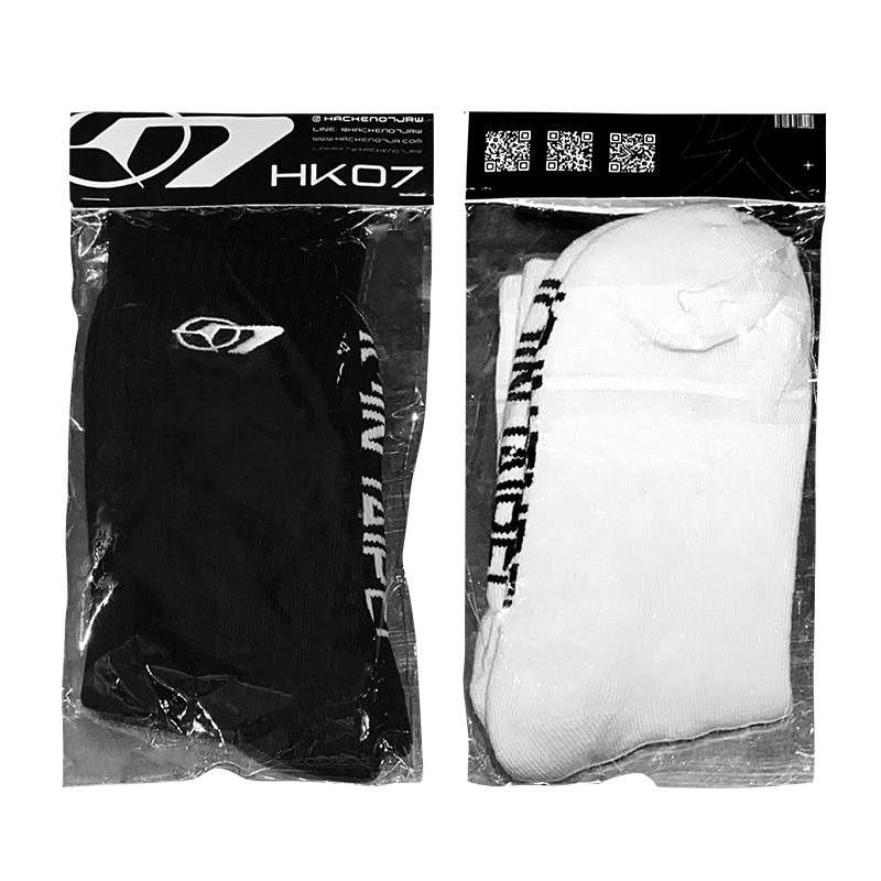 HK07 x 乆 JOIN 海肯商行 LOGO 刺繡長襪