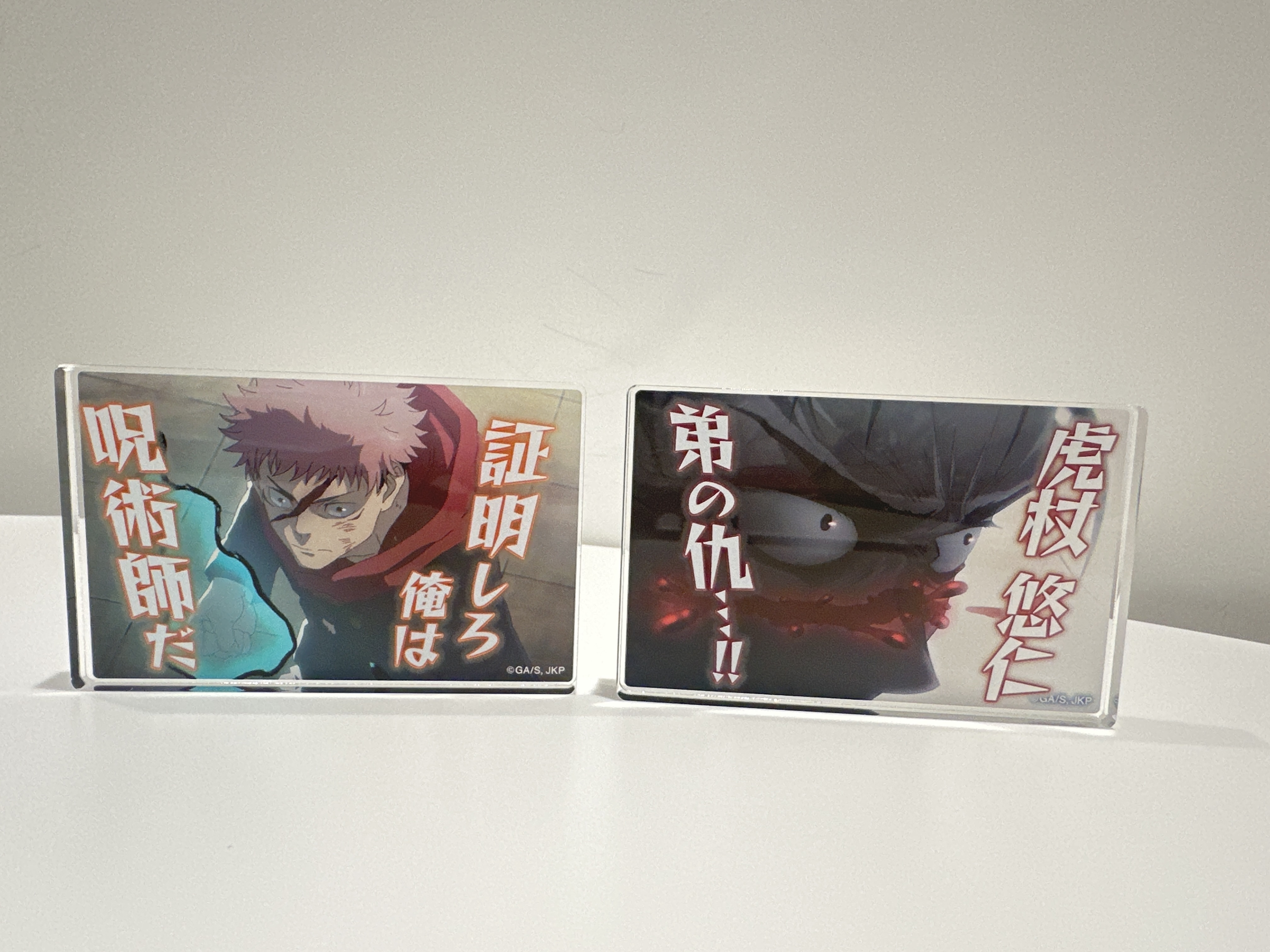 咒術迴戰 亞加力磚 set 脹相&虎杖