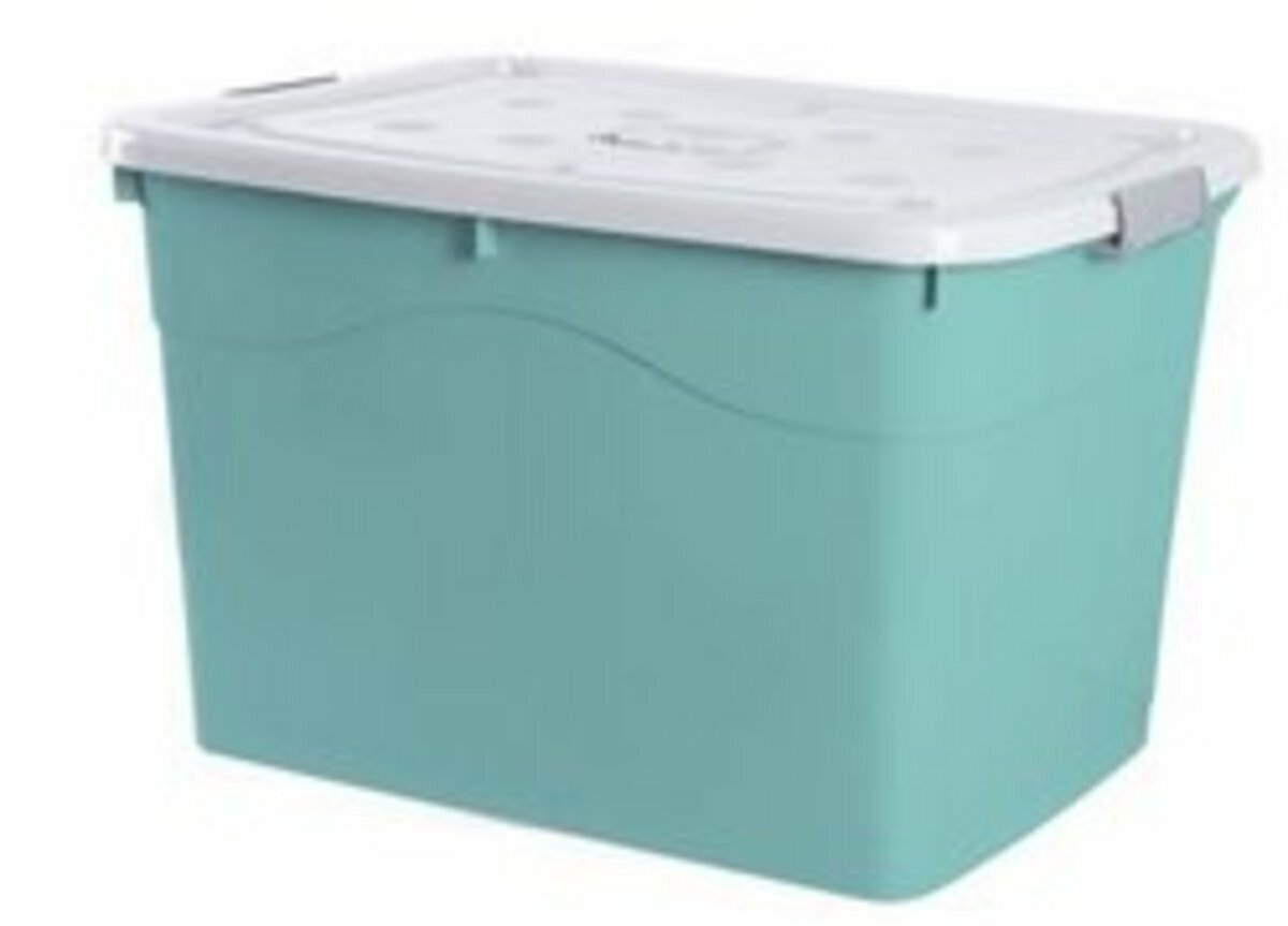 Home Storage Box, Thickened Storage Box, Plastic Box (Green #8828)