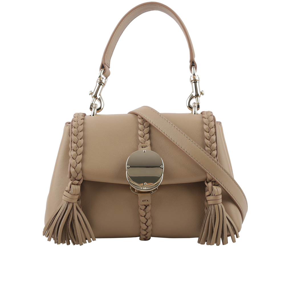 【Chloé】Penelope 小羊皮及小牛皮迷你翻蓋二用包