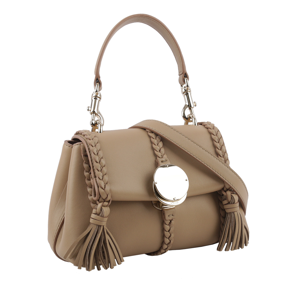 【Chloé】Penelope 小羊皮及小牛皮迷你翻蓋二用包