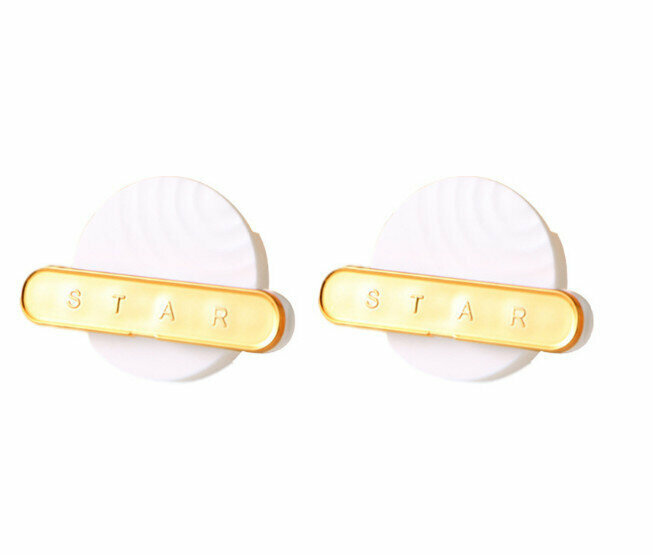 【2 pieces】Non-punch storage light luxury wire plug clamp (white) (size 7*5.2*1.9cm) (display florets mind do not shoot)