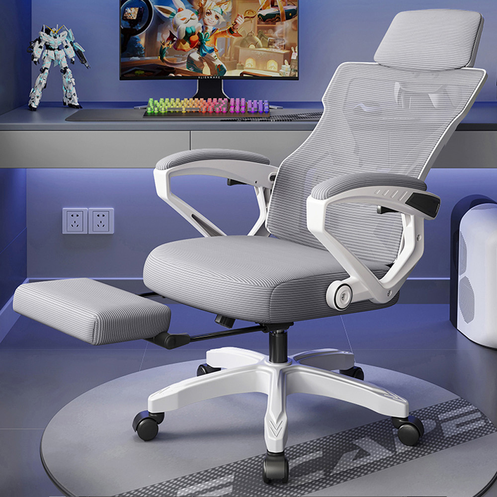 【AOTTO】一體成形透氣網布乳膠坐墊工學椅(KOC-201)