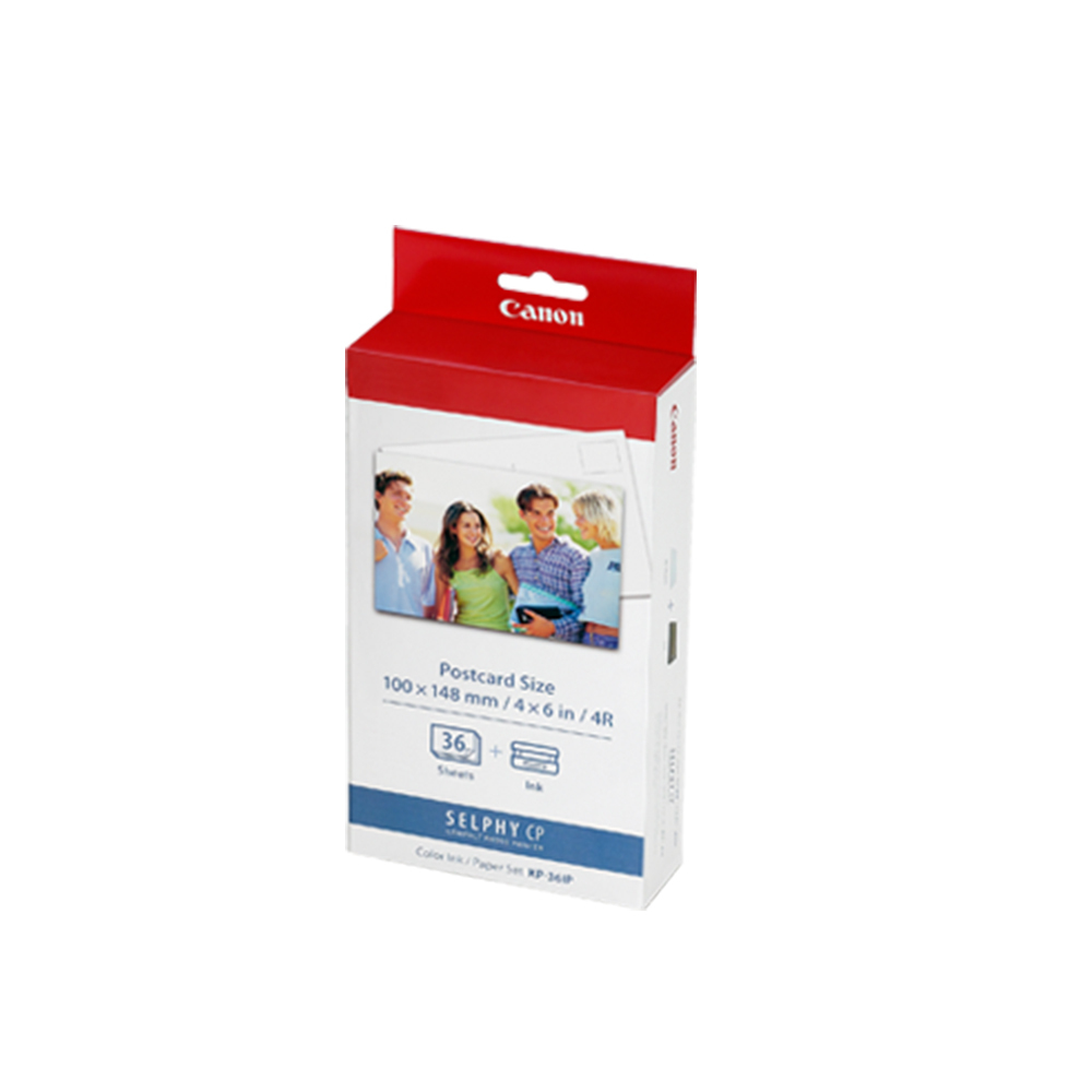 Canon 4x6相片紙含色帶*36張 (KP-36IP) 公司貨