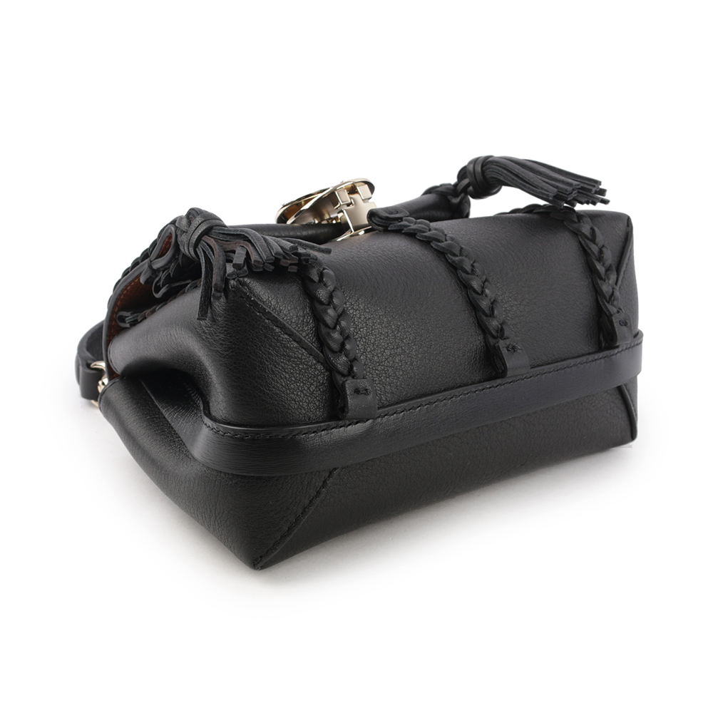 【CHLOE'】Penelope 小牛皮迷你翻蓋二用包(黑色) CHC23AS575K15 001