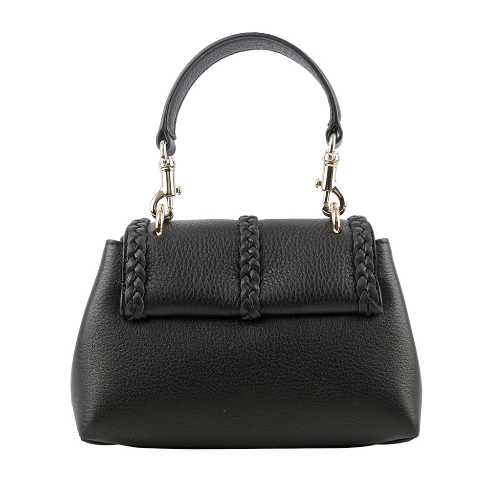 【CHLOE'】Penelope 小牛皮迷你翻蓋二用包(黑色) CHC23AS575K15 001