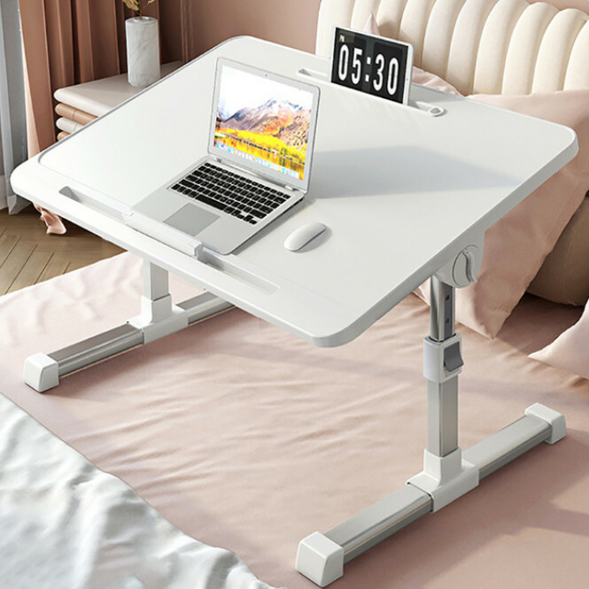Popular computer desk student desk can be folded, practical and high-quality desk (white)