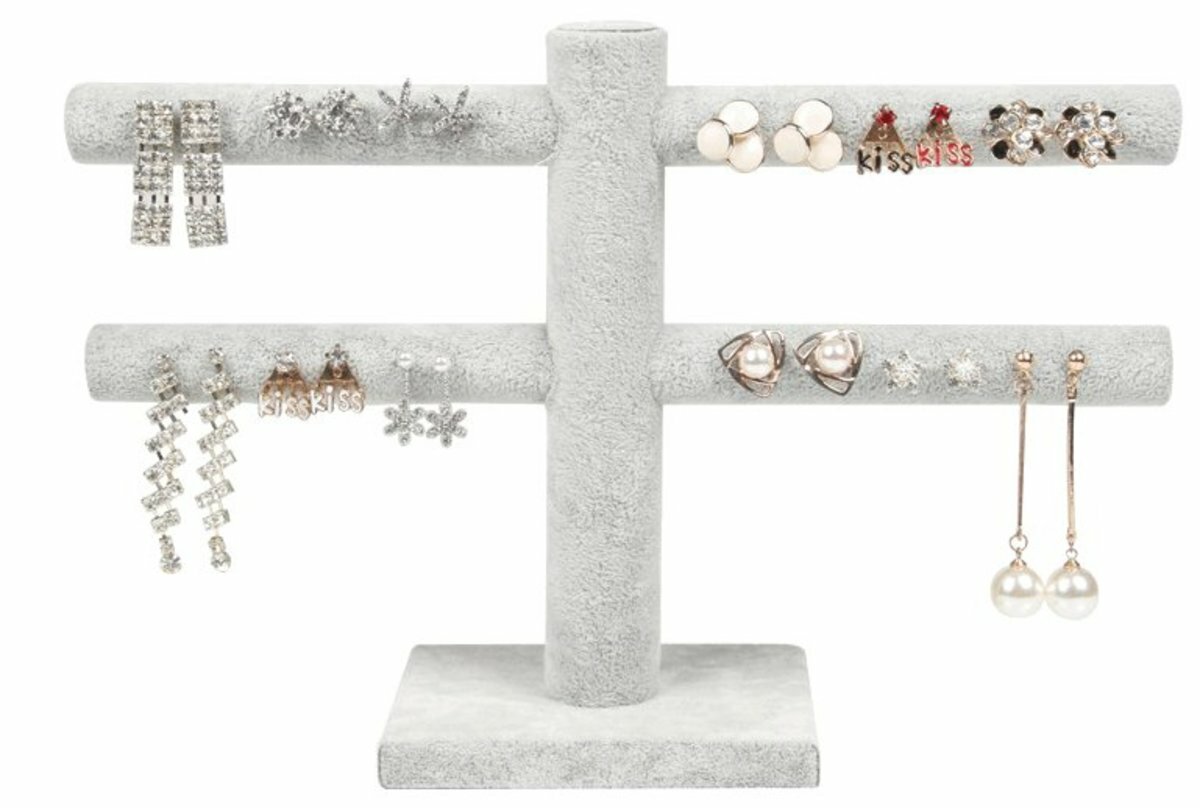 Hand display stand (ice gray)