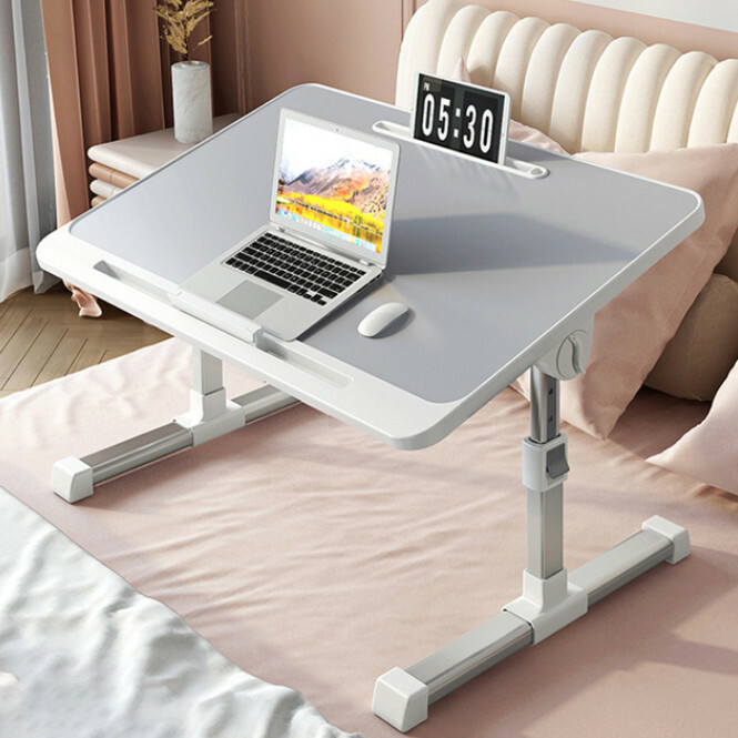 Popular computer desk student desk can be folded, practical and high-quality desk (grey)